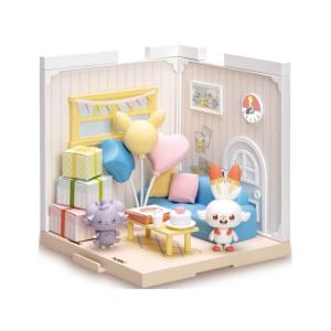 タカラトミー ポケモン ポケピースハウス ラウンジ ヒバニー&ニャスパー｜cocodecow