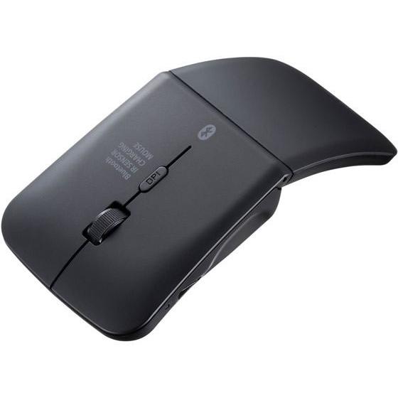 サンワサプライ 静音Bluetooth5.0 IR LEDマウス MA-BIS3116BK マウス ...