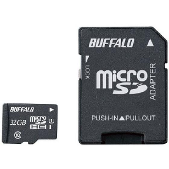 BUFFALO microSDHCカード(32GB) オリジナル RMSDE-032GU1A ｍｉｃ...
