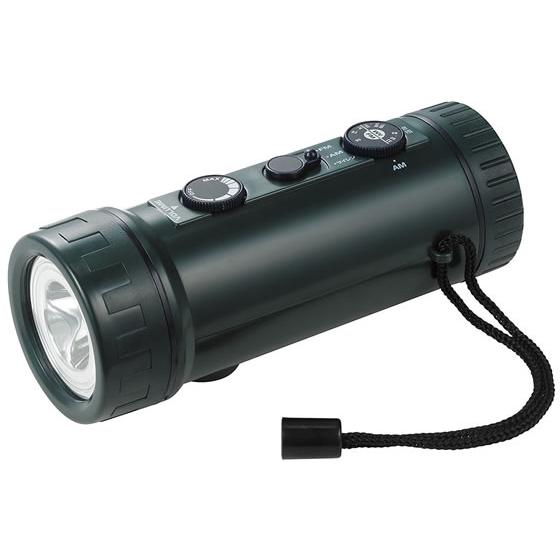 朝日電器 ラジオ付LEDライト DOP-660 懐中電灯 ライト 照明器具 ランプ