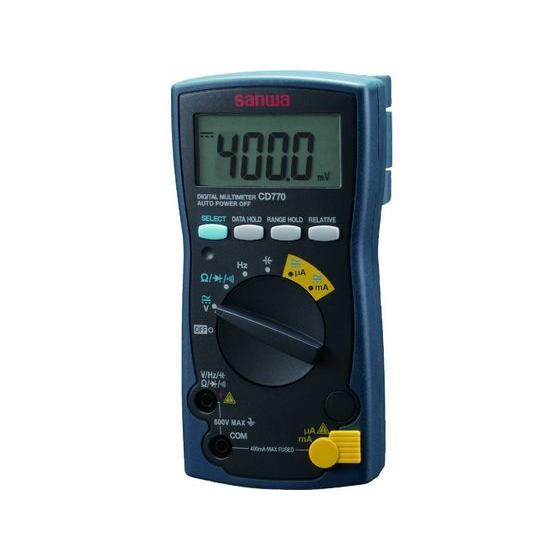 【お取り寄せ】SANWA デタルマルチメータ DC／AC600Vまで CD770 デジタルマルチメー...