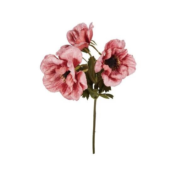 【お取り寄せ】YDM 造花 ベルベットアネモネピック ピンク