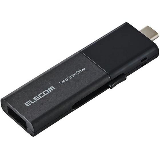 エレコム 外付SSD 1TB Type-C&amp;A ブラック ESD-EWB1000GBKR ＳＳＤ 外...