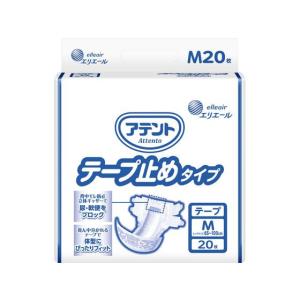 アテント 消臭効果付テープ式 背モレ・横モレも防ぐ M ( 18枚入