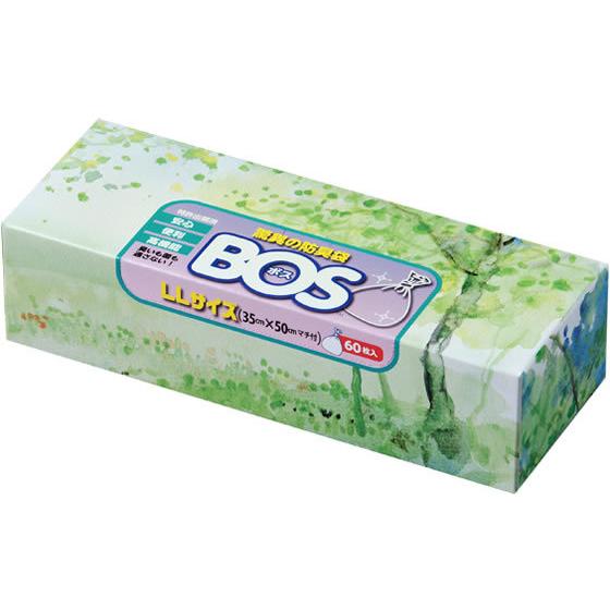 クリロン化成 驚異の防臭袋BOS おむつ処理袋 LLサイズ 60枚 ゴミ袋 ゴミ箱 清掃