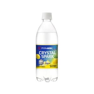 アイリスオーヤマ クリスタルスパーク アイリスの強炭酸水 レモン 500mL 炭酸水 スパークリングウォーター 水 ミネラルウォーター 飲料