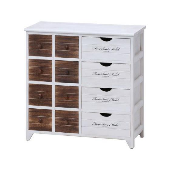 【メーカー直送】不二貿易 アンティークチェスト 4段 M ミッシェル2【代引不可】チェスト リビング...