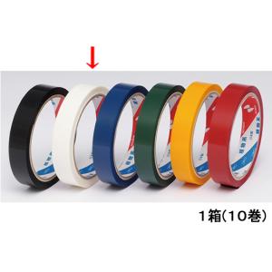 ニチバン セロテープ 着色 NO.430 18mm×35m 白 10巻 4305-18