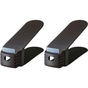 【お取り寄せ】ライクイット サッと取り出し くつホルダースリム2個組 ブラウン シューズボックス くつ シューズ 日用雑貨