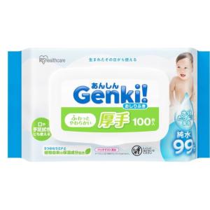 アイリスオーヤマ Genki!おしりふき 厚手...の詳細画像1