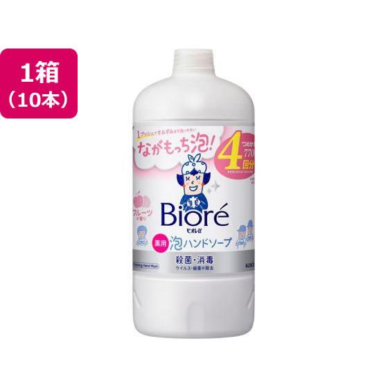 KAO ビオレu 泡ハンドソープ フルーツの香り 詰替用 770mL 10本