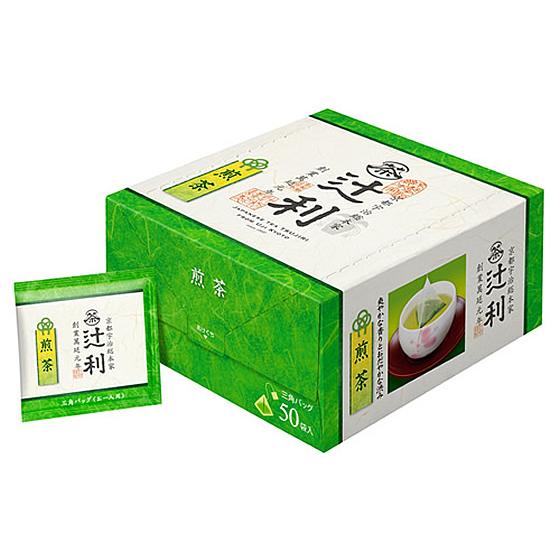 片岡物産 辻利 三角ティーバッグ 煎茶 50袋 ティーバッグ 緑茶 お茶 飲料