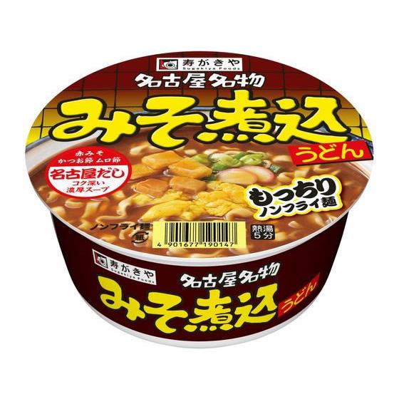 寿がきや カップみそ煮込うどん 106g カップうどん うどん インスタント レトルト 食品