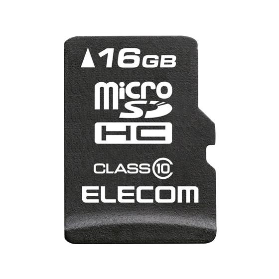 エレコム/データ復旧サービス付 MicroSDHCカード Class10 16GB ｍｉｃｒｏＳＤ ...