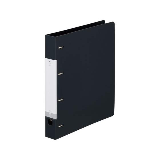 リヒトラブ リクエスト D型リングファイル A4タテ 背幅41mm 黒 G1270-24 Ａ４ 多穴...