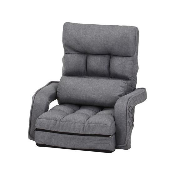 【メーカー直送】不二貿易 4WAY座椅子 グレー【代引不可】座椅子 ソファ イス リビング家具 イン...