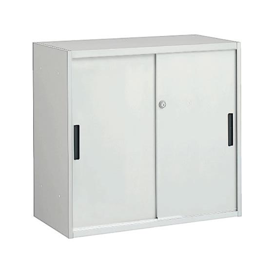 【メーカー直送】オカムラ VILLAGE VS収納 2枚引違い 上置き H750 ホワイト【代引不可...