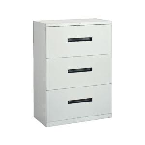 オカムラ VILLAGE VS収納 ラテラル3段 下置き H1100 ホワイト