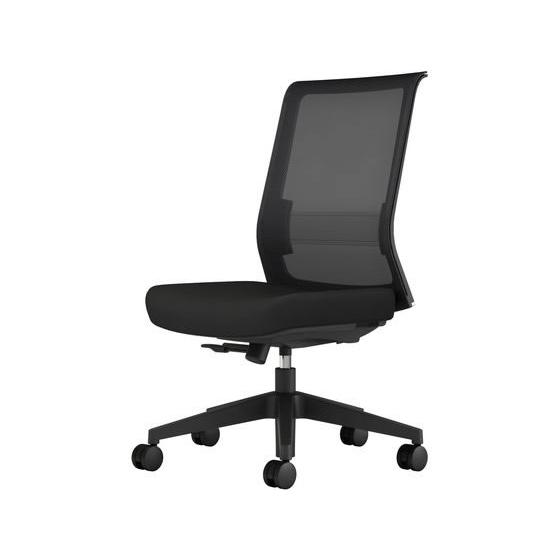 【メーカー直送】コクヨ エントリー2 チェアー 背ブラック・座ブラック 樹脂脚 ナイロンキャスター【...