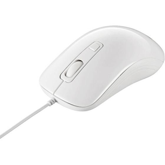 【お取り寄せ】バッファロー 有線 レーザー式マウス 3ボタンタイプ ホワイト BSMLU050WHZ...