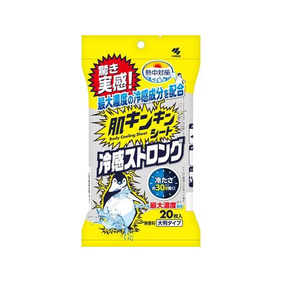 小林製薬 熱中対策 肌キンキンシート 20枚 冷却 温熱 メディカル