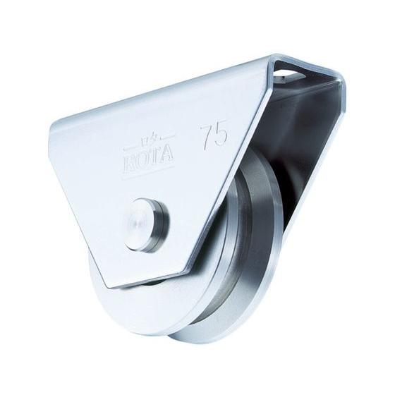 【お取り寄せ】ヨコヅナ ロタ・ステン重量戸車 90mm V型 WBS-0905 キャスター 戸車 接...