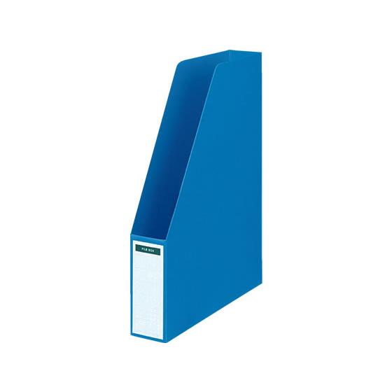 コクヨ ファイルボックス(底板・連結具付き)A4タテ 背幅53mm 青 Ａ４ ボックスファイル 紙製...