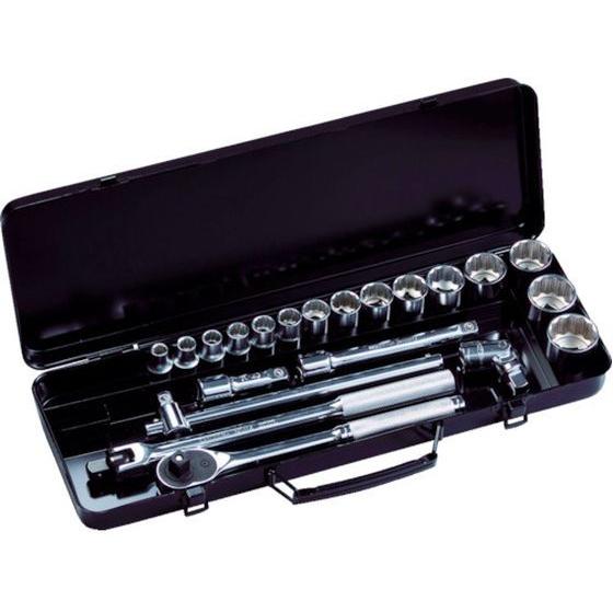 【お取り寄せ】スーパー ソケットレンチセット 差込角12.7mm(1／2インチ)入り数:21 N41...