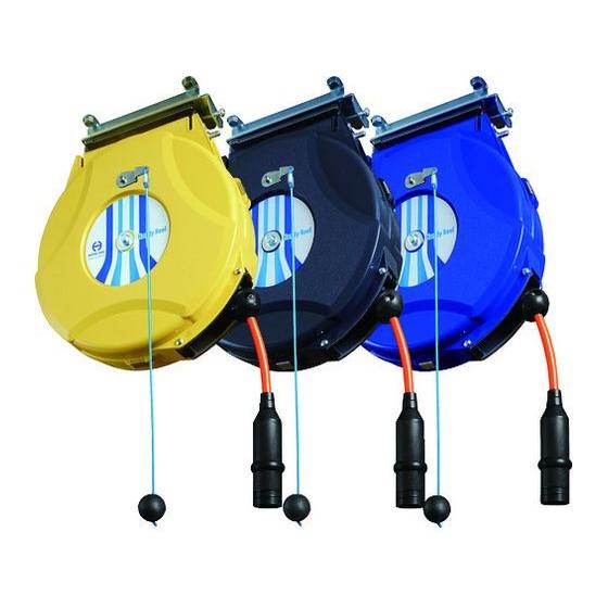 【お取り寄せ】日平 ハンディーエアーリール(ブレーキ付) HAP-210JS-BG ホース ホースリ...