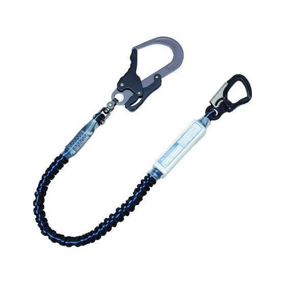 【お取り寄せ】KH ジャバラ剣アルミ自在小フック17黒／青ライン S1J6WB-17 墜落制止用器具...