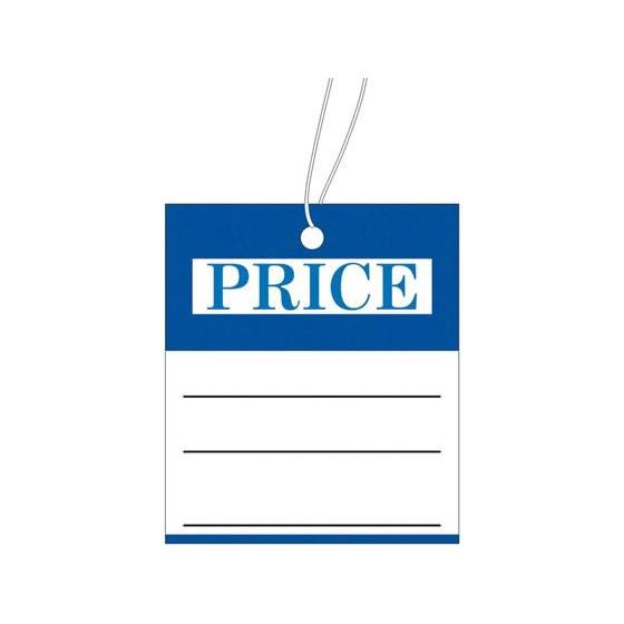 【お取り寄せ】ササガワ 提札 四角型 青 PRICE 500枚 18-3336 値札 提げ札 値札 ...