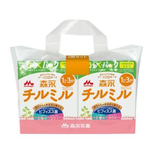 森永乳業 チルミル エコらくパック つめかえ用 800g×2箱パック ドリンク フード ベビーケア
