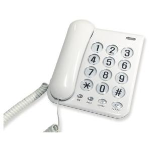 カシムラ シンプルフォン ホワイト SS-07 電話機 ＦＡＸ本体 電話 ＦＡＸ 家電