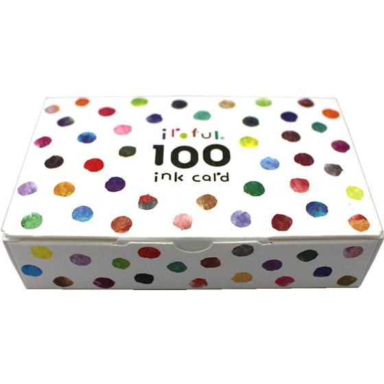 【お取り寄せ】SAKAEテクニカル iroful インクカード ホワイト 100枚 PI-IC100...