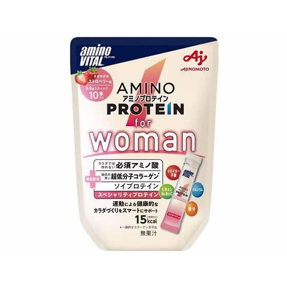 【お取り寄せ】味の素 アミノバイタル アミノプロテイン for woman 10本 健康食品 バラン...