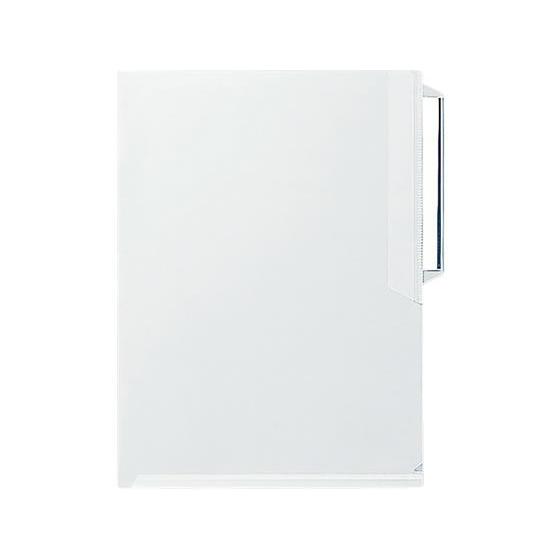 キングジム クリアーホルダー差し替え見出し付 A4タテ 乳白 10枚 インデックス付 Ａ４ クリアホ...