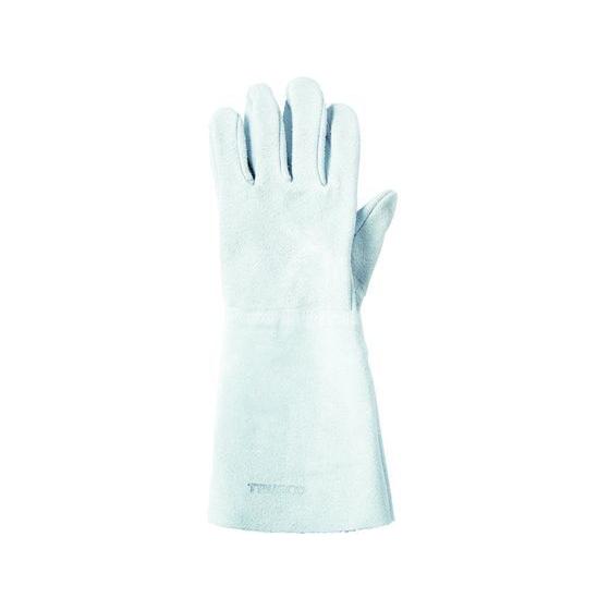 【お取り寄せ】TRUSCO 溶接用5本指革手袋 左手のみ TYK-T5-LT 革手袋 合皮手袋 ＰＵ...