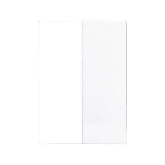 クツワ わけありしたじき 2分割 ホワイト VS026WH 下敷き 教材 学童文具 学童 文具