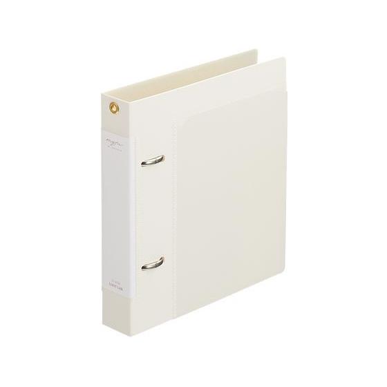 リヒトラブ myfa コレクションファイル ミニ ミルキーホワイト F3320-0 Ｄ型２穴リングフ...