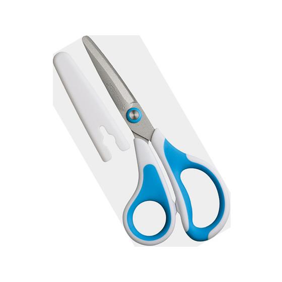 ソニック メガサク3Dエアー 学童はさみ ブルー SK-5247-B はさみ 子供用 切る 文具 事...