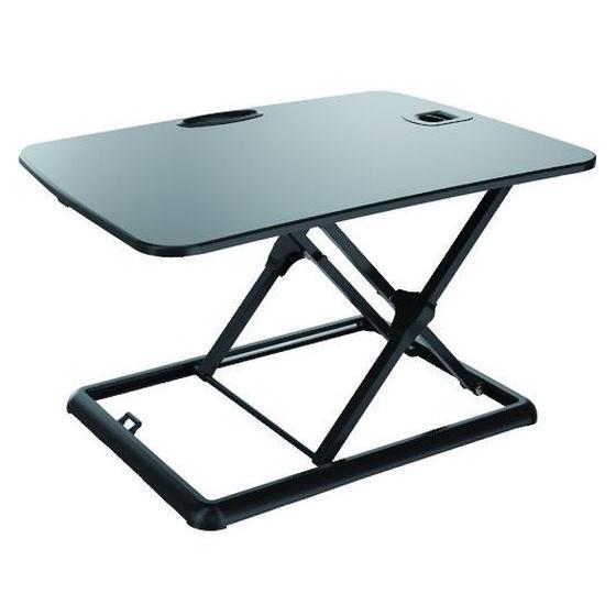 【お取り寄せ】TRUSCO 卓上PCデスク ウルトラスリム 黒 660×470 TMT201-BK ...