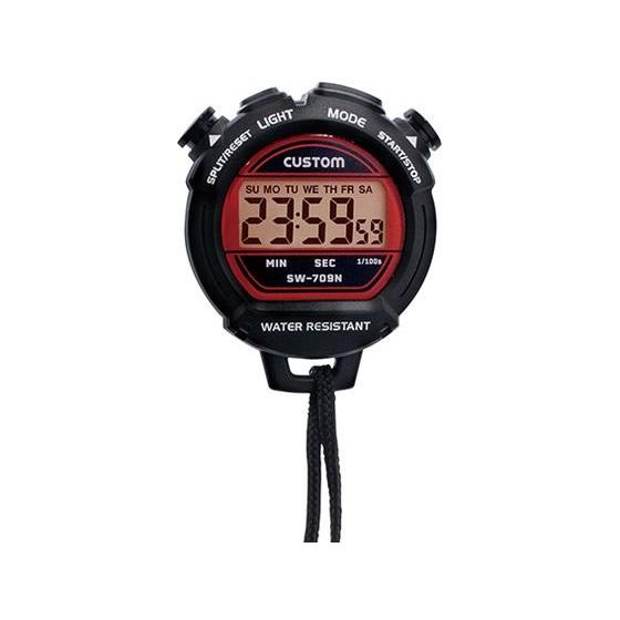 カスタム 防滴ストップウォッチ IPX4準拠 SW-709N 6-5612-21 タイマー ストップ...
