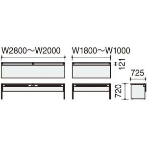 【メーカー直送】コクヨ WV+基本 開閉式配線...の詳細画像4