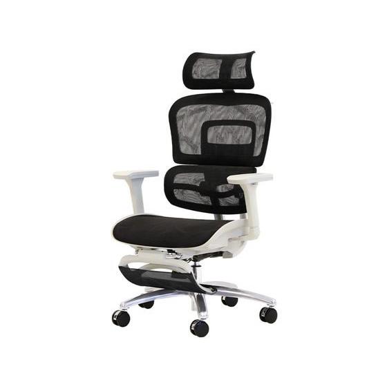 【メーカー直送】Netforce ダイナミクスProチェア フットレスト付 ブラック DP-1HF-...