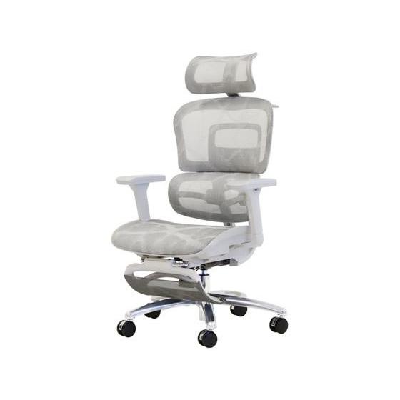 【メーカー直送】Netforce ダイナミクスProチェア フットレスト付 グレー DP-1HF-F...