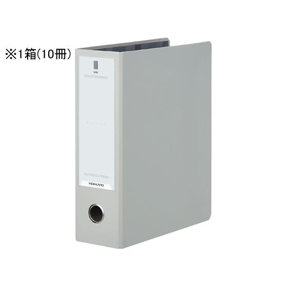 コクヨ チューブファイルNEOS A4タテ とじ厚80mm オフホワイト 10冊 パイプファイル 2...