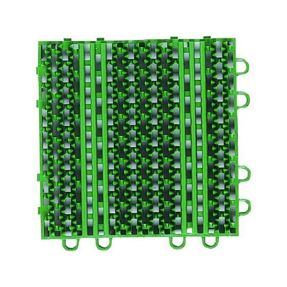 【お取り寄せ】コンドル エバック 屋外用マット ライナーハードマット 本駒 緑 F-120-HK す...