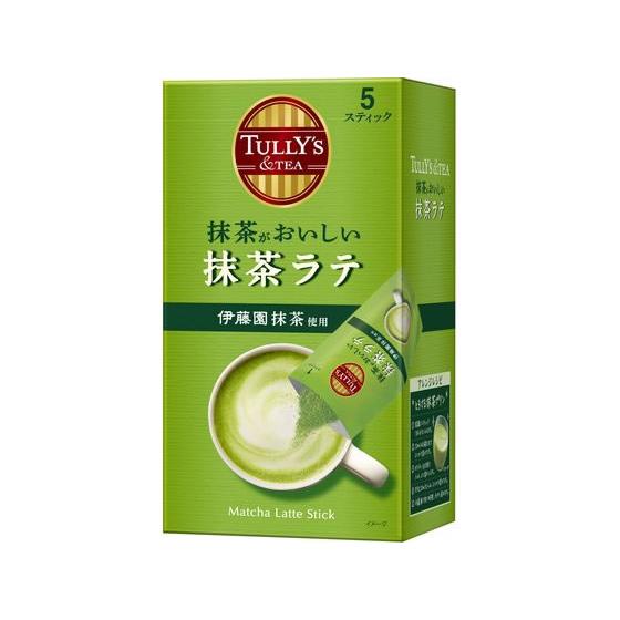 伊藤園 TULLY&apos;S&amp;TEA タリーズアンドティー スティック 抹茶がおいしい 抹茶ラテ 粉末 ス...