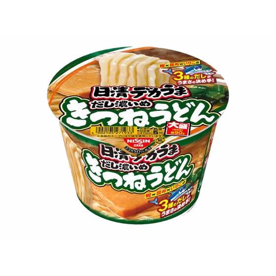 日清食品 日清デカうま きつねうどんだし濃いめ 106g カップうどん うどん インスタント レトル...