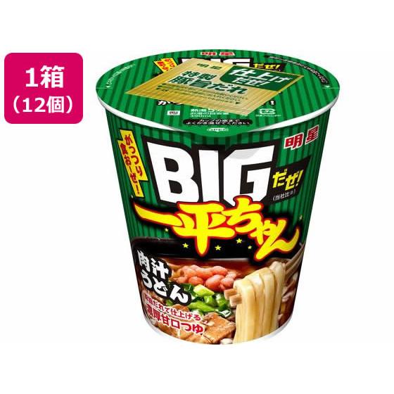 明星食品 BIGだぜ!一平ちゃん 肉汁うどん 12食